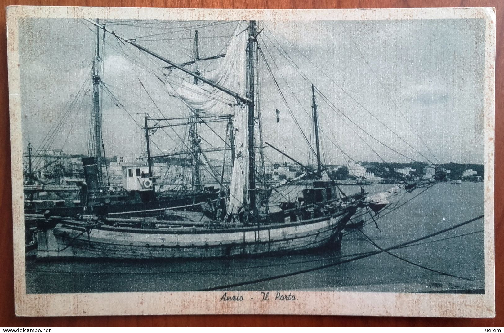 LAZIO ROMA ANZIO IL PORTO Formato Piccolo Viaggiata 1938 Condizioni Buone - Panoramische Zichten, Meerdere Zichten