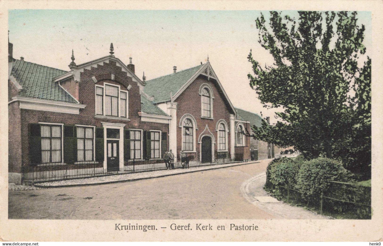 Kruiningen Gereformeerde Kerk En Pastorie C3701 - Kruiningen