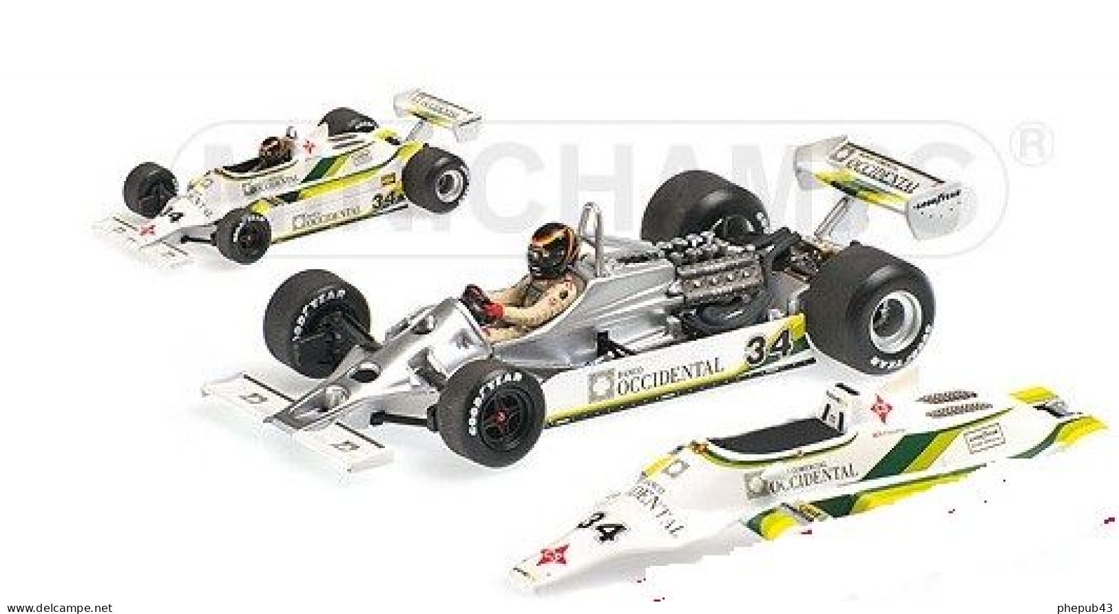 Williams Ford FW07 – Emilio De Villota – Spanish GP FI 1980 #34 - Miinichamps - Minichamps