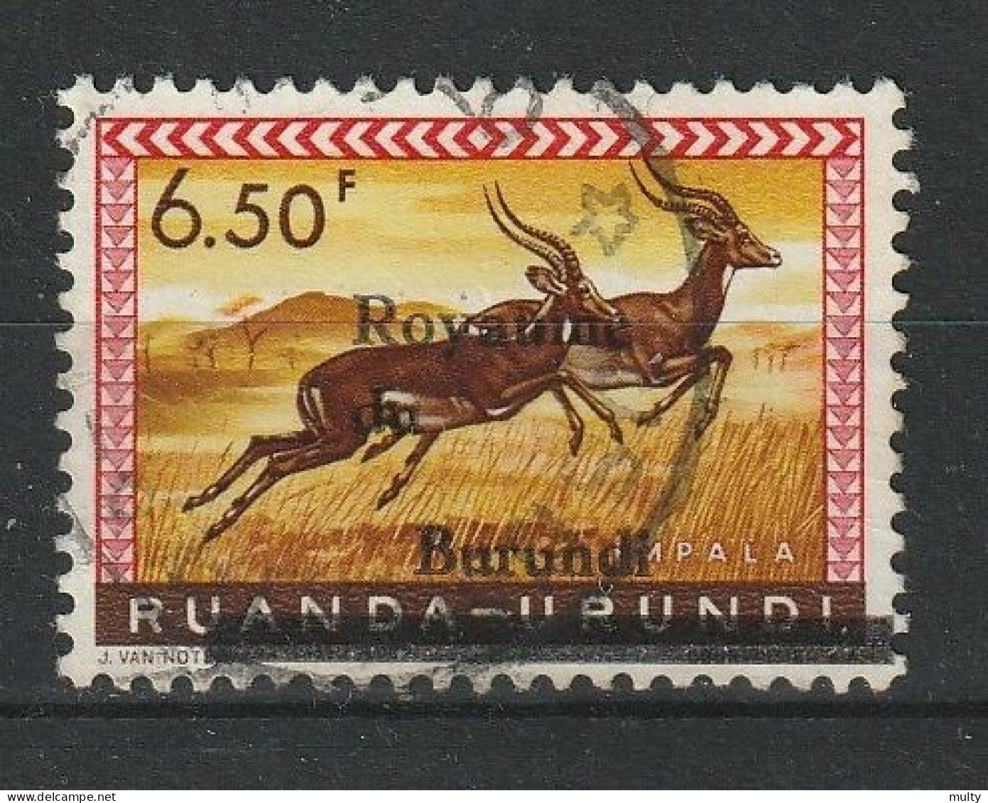 Burundi Y/T 20 (0) - Usati