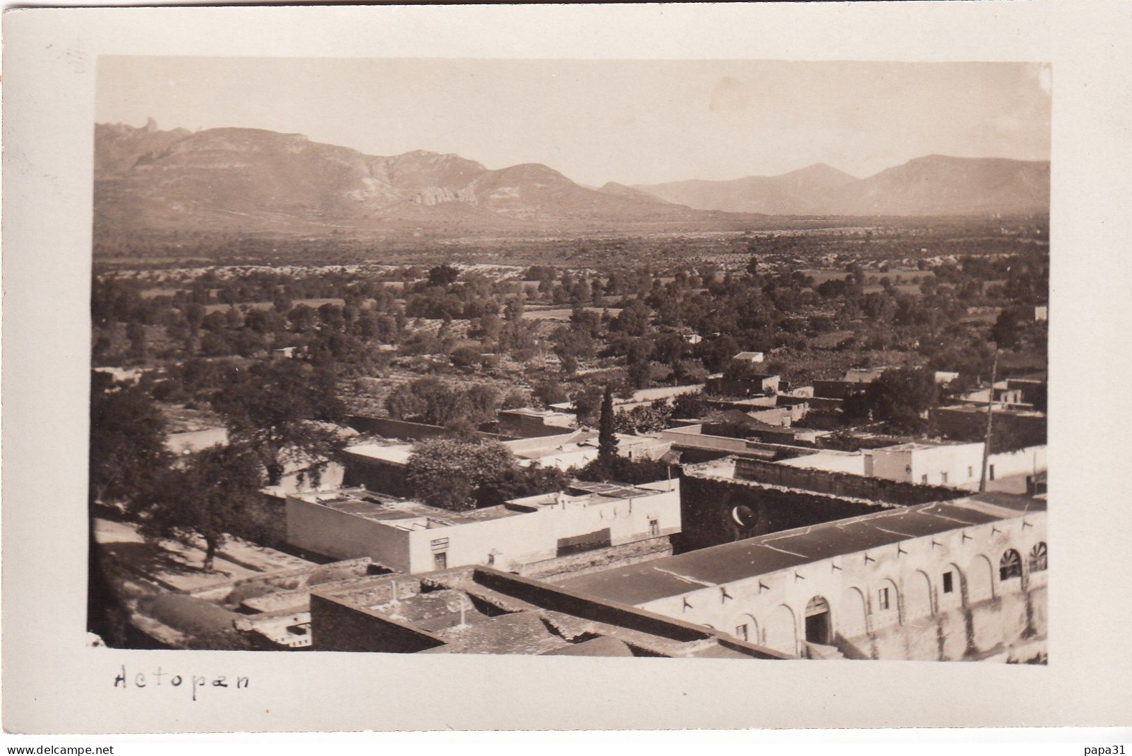 MEXICO - ACTOPAN - CARTE PHOTO - Mexique