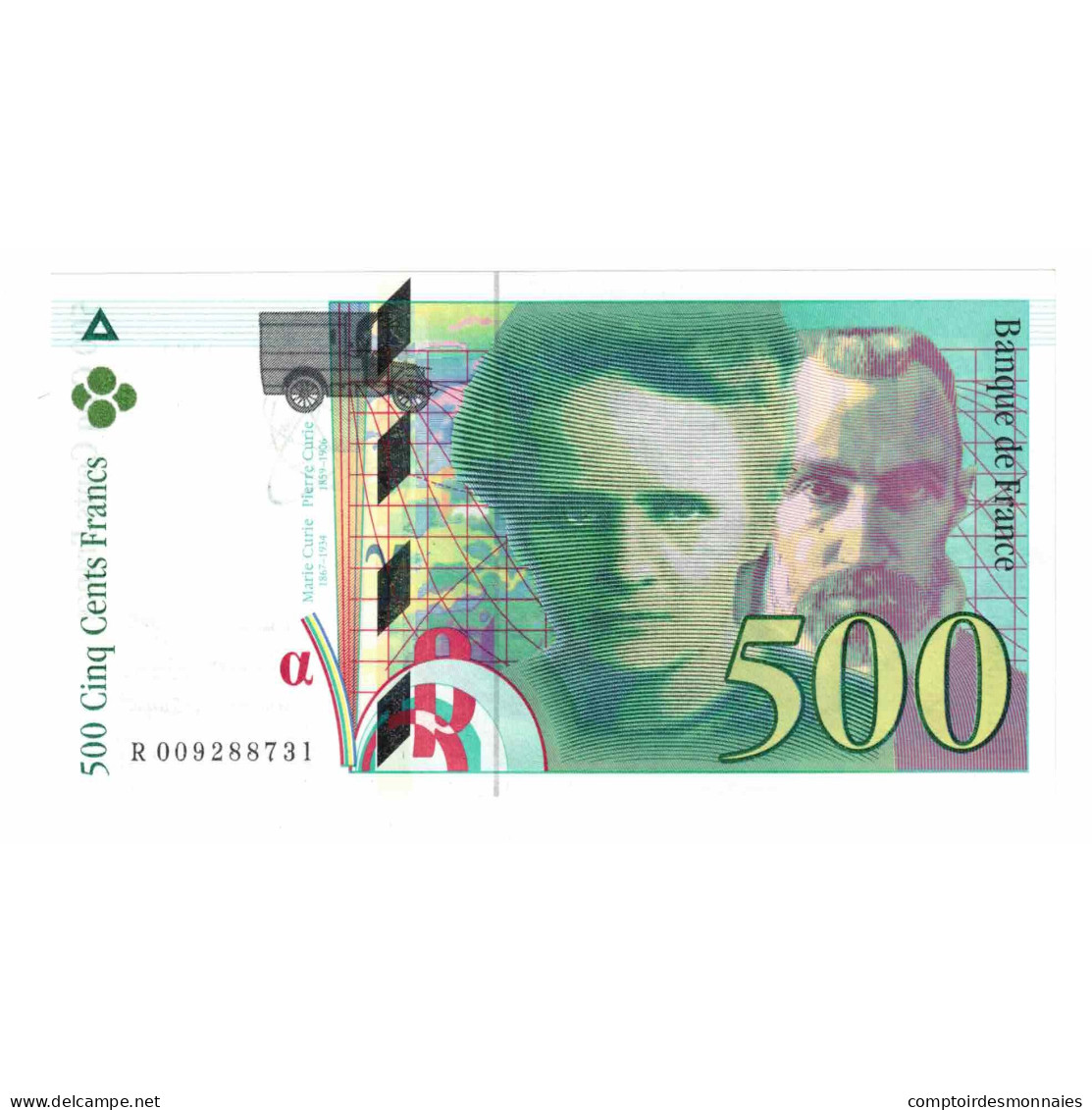 France, 500 Francs, Pierre Et Marie Curie, 1994, R.009, SPL+, Fayette:76.1 - 500 F 1994-2000 ''Pierre Et Marie Curie''