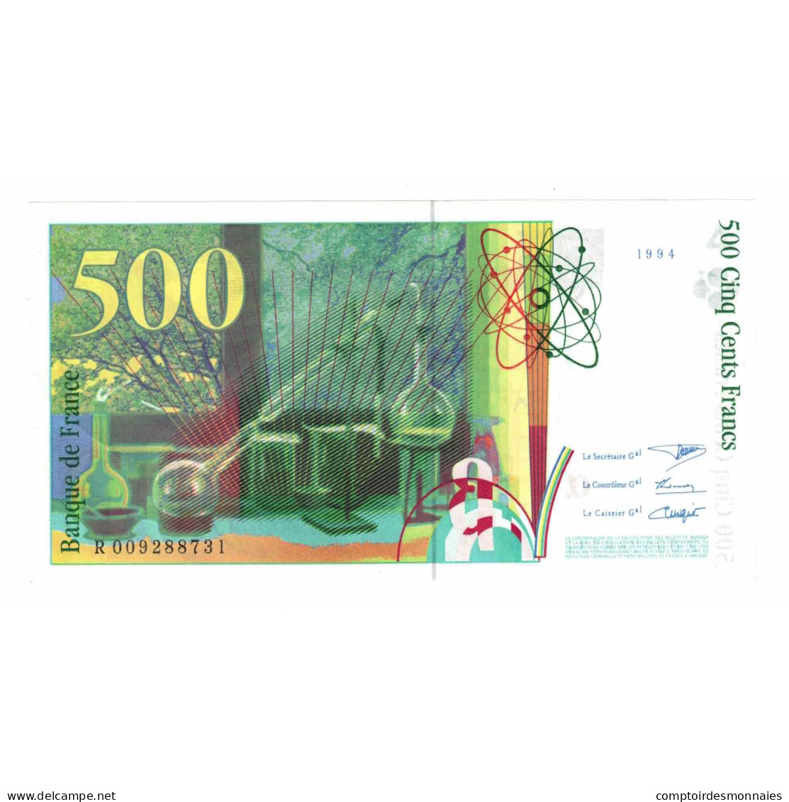 France, 500 Francs, Pierre Et Marie Curie, 1994, R.009, SPL+, Fayette:76.1 - 500 F 1994-2000 ''Pierre Et Marie Curie''