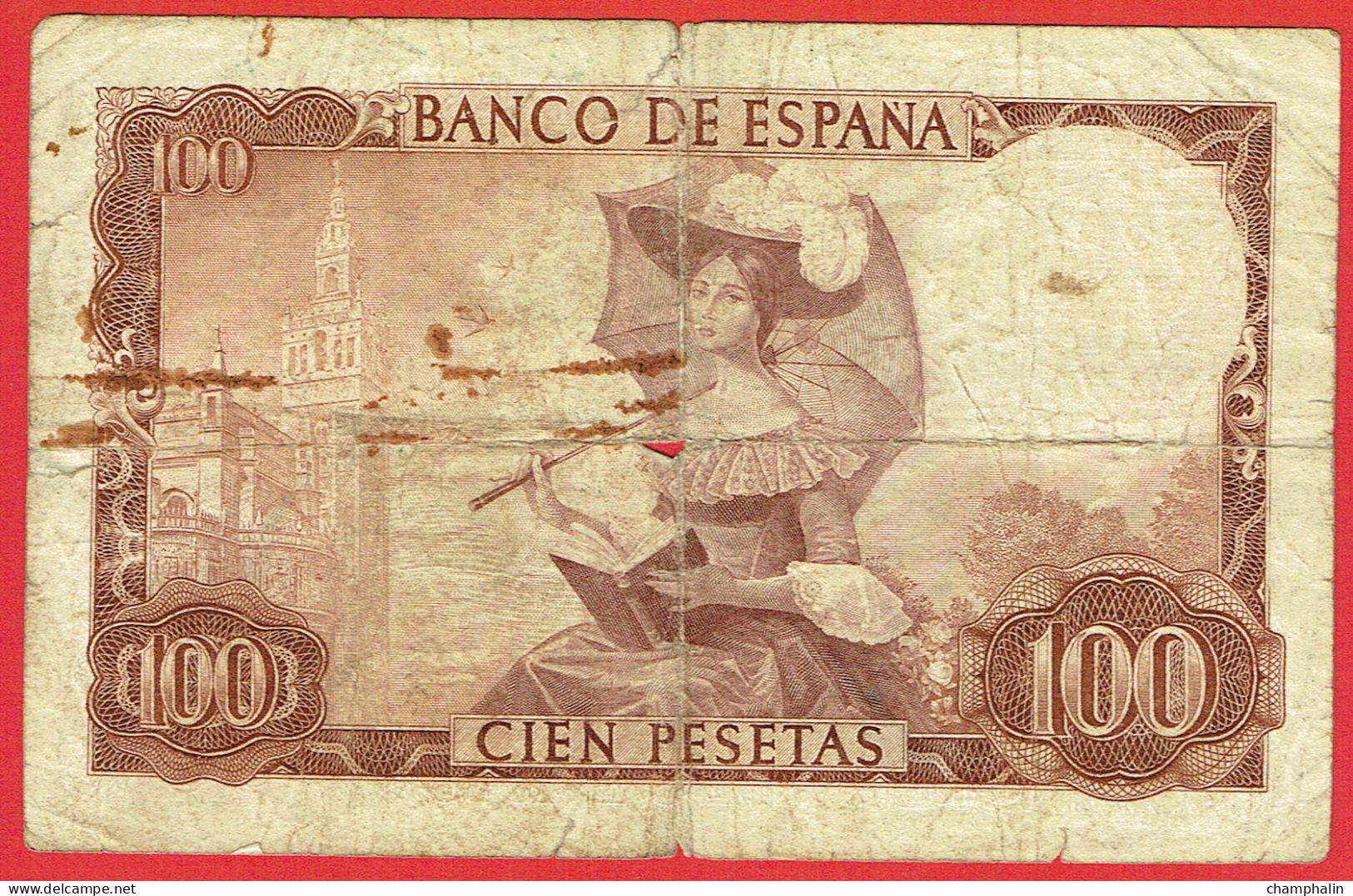 Espagne - Billet De 100 Pesetas - Gustavo Adolfo Becquer - 19 Novembre 1965 - P150 - 100 Peseten