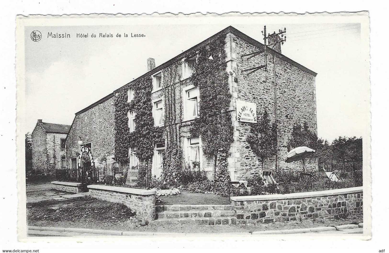 CPSM MAISSIN, HOTEL RESTAURANT DU RELAIS DE LA LESSE, Format 9 Cm Sur 14 Cm Environ, BELGIQUE - Paliseul