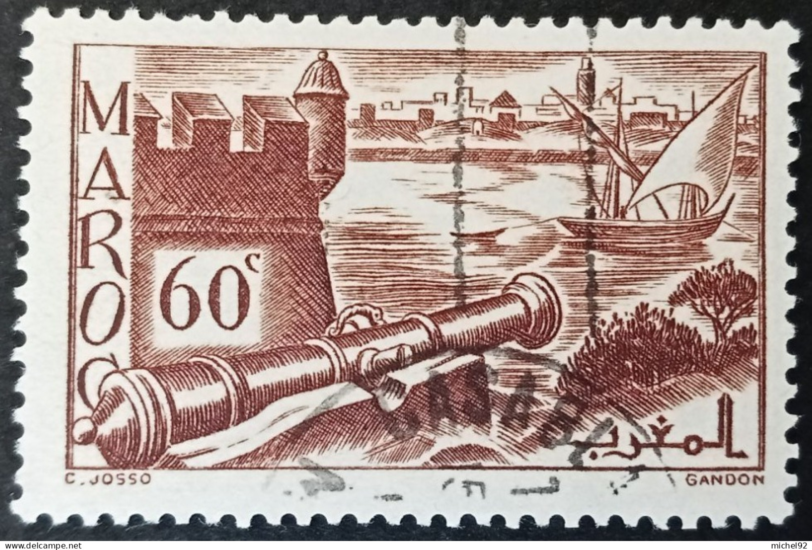 Maroc 1939-42 - YT N°176 - Oblitéré - Gebraucht
