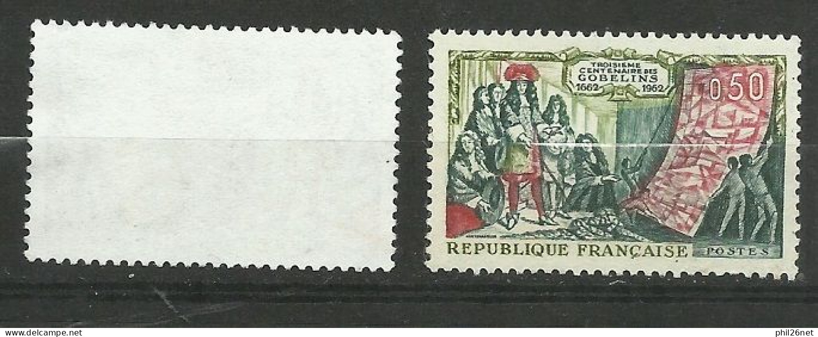 France N°1343   Les Gobelins  Bleu Vert Et Rouge  Neuf  ( * ) B/TB  Timbre Type Sur Les Scans Pour Comparer Soldé ! ! ! - Ungebraucht