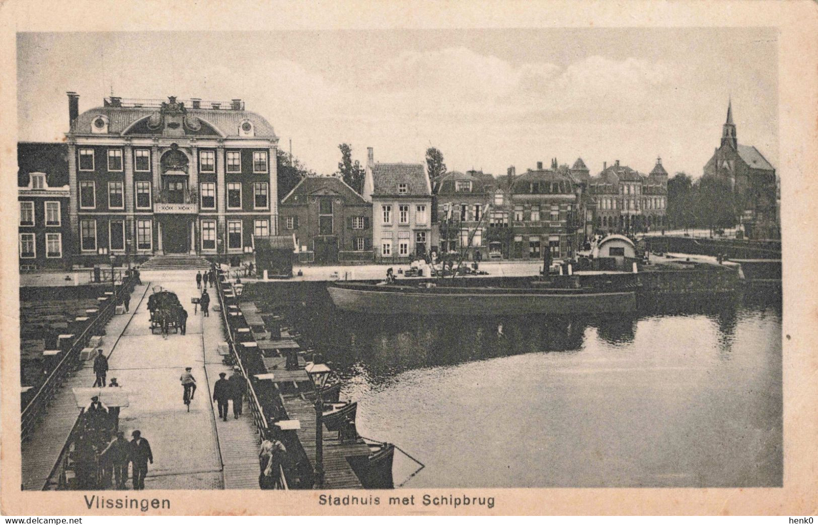 Vlissingen Stadhuis Met Schipbrug C3734 - Vlissingen