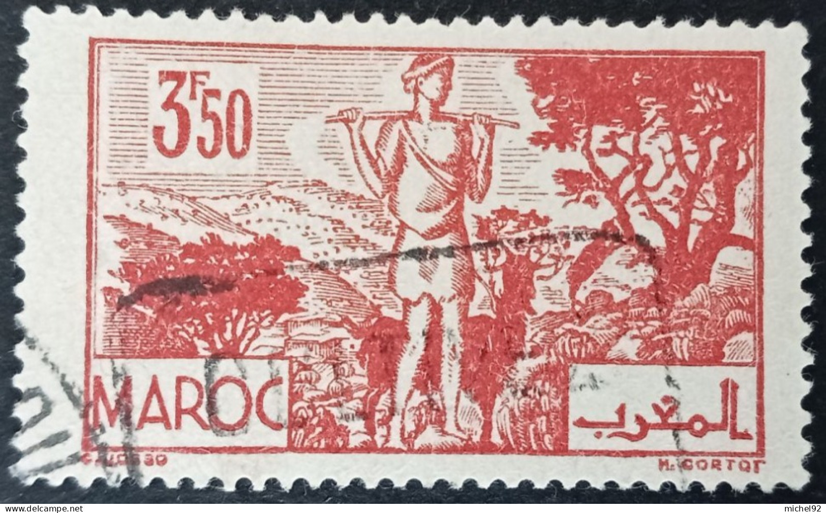 Maroc 1945-47 - YT N°231A - Oblitéré - Oblitérés