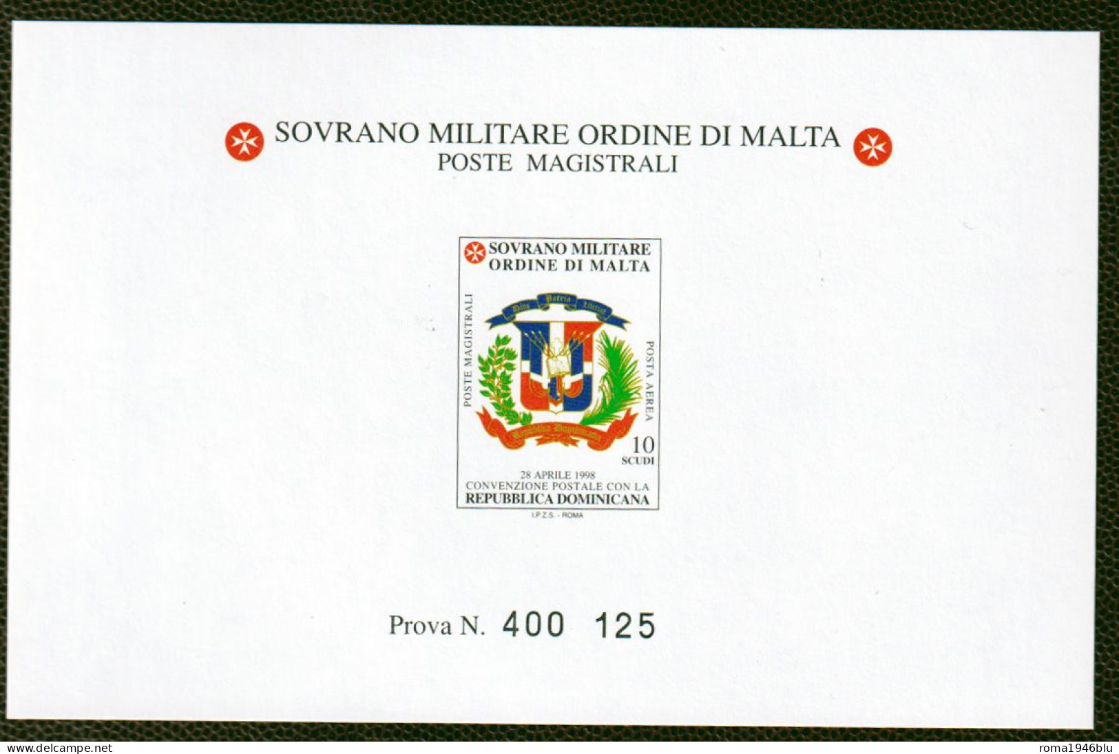 SMOM PROVE 1999 Unif.A53 Perfetta/VF - Malte (Ordre De)