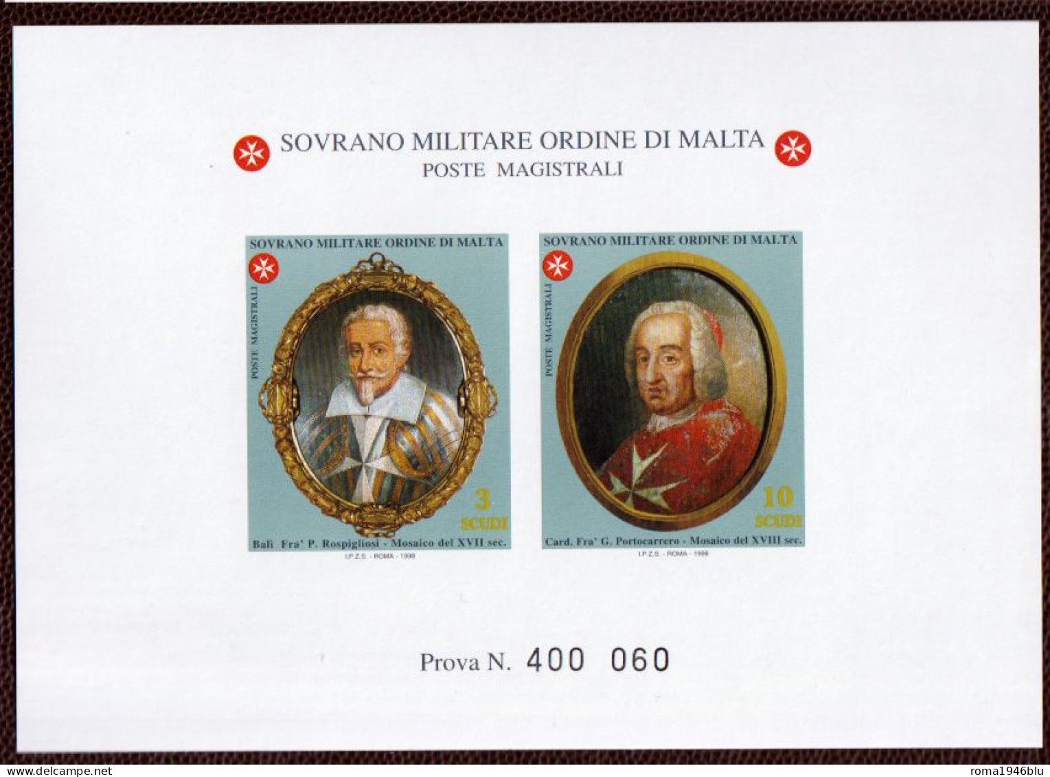 SMOM PROVE 1998 Unif.562/63 Perfetta/VF - Malta (Orde Van)