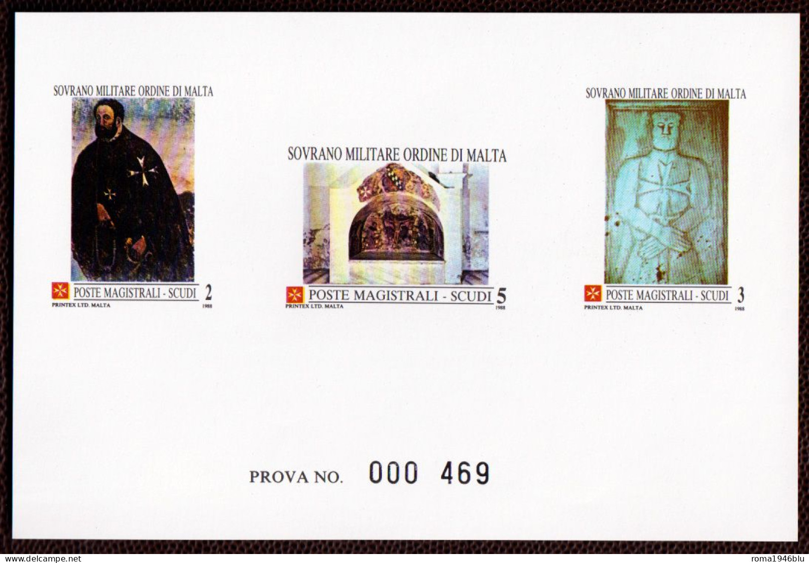 SMOM PROVE 1988 Unif.290/92 Perfetta/VF - Malta (Orde Van)