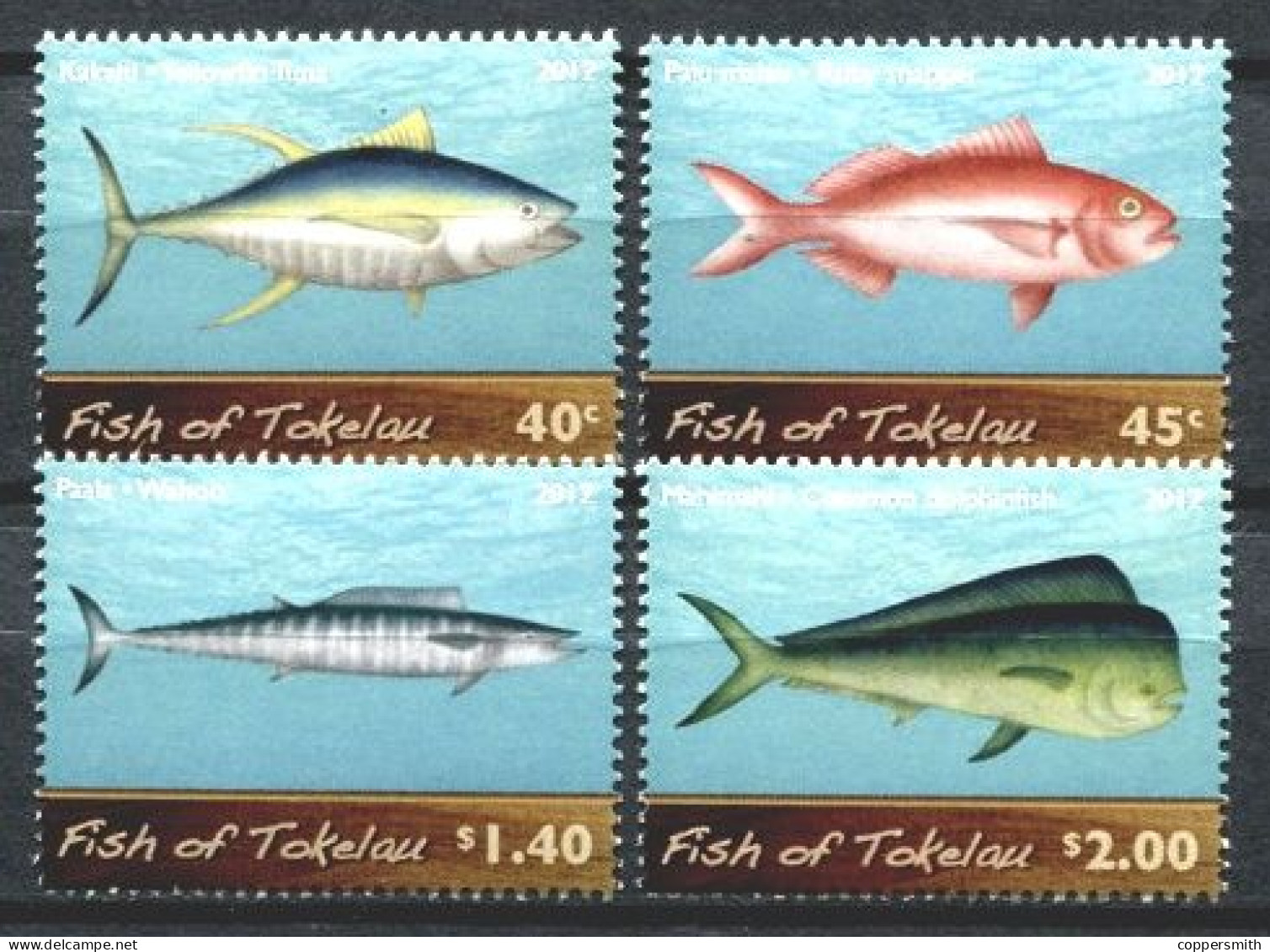 (160) Tokelau  Fish / Poissons / Fische / Vissen  ** / Mnh  Michel 428-431 - Tokelau