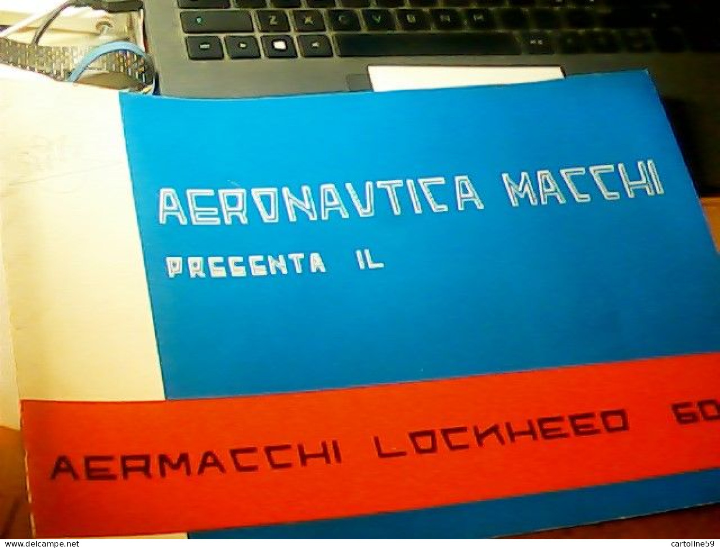 AERMACCHI LOCKHEED 60 Folder Presentazione Aereo 1959 JP3983 - Reclamegeschenk