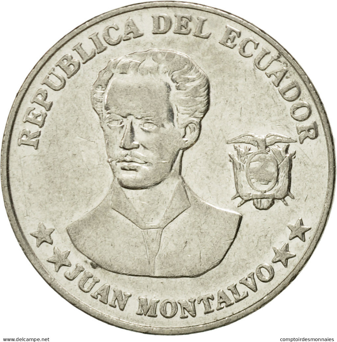 Monnaie, Équateur, 5 Centavos, Cinco, 2000, TTB, Steel, KM:105 - Ecuador