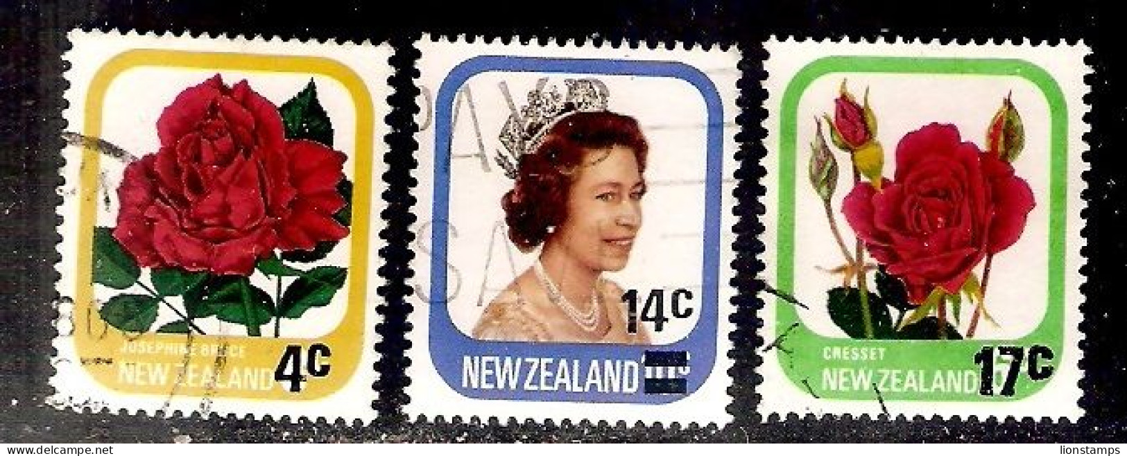 New Zealand - Scott 693-695 - Used Stamps
