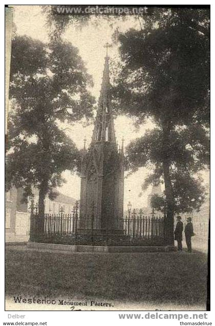 *pk53: WESTERLO Monument Peeters - Westerlo