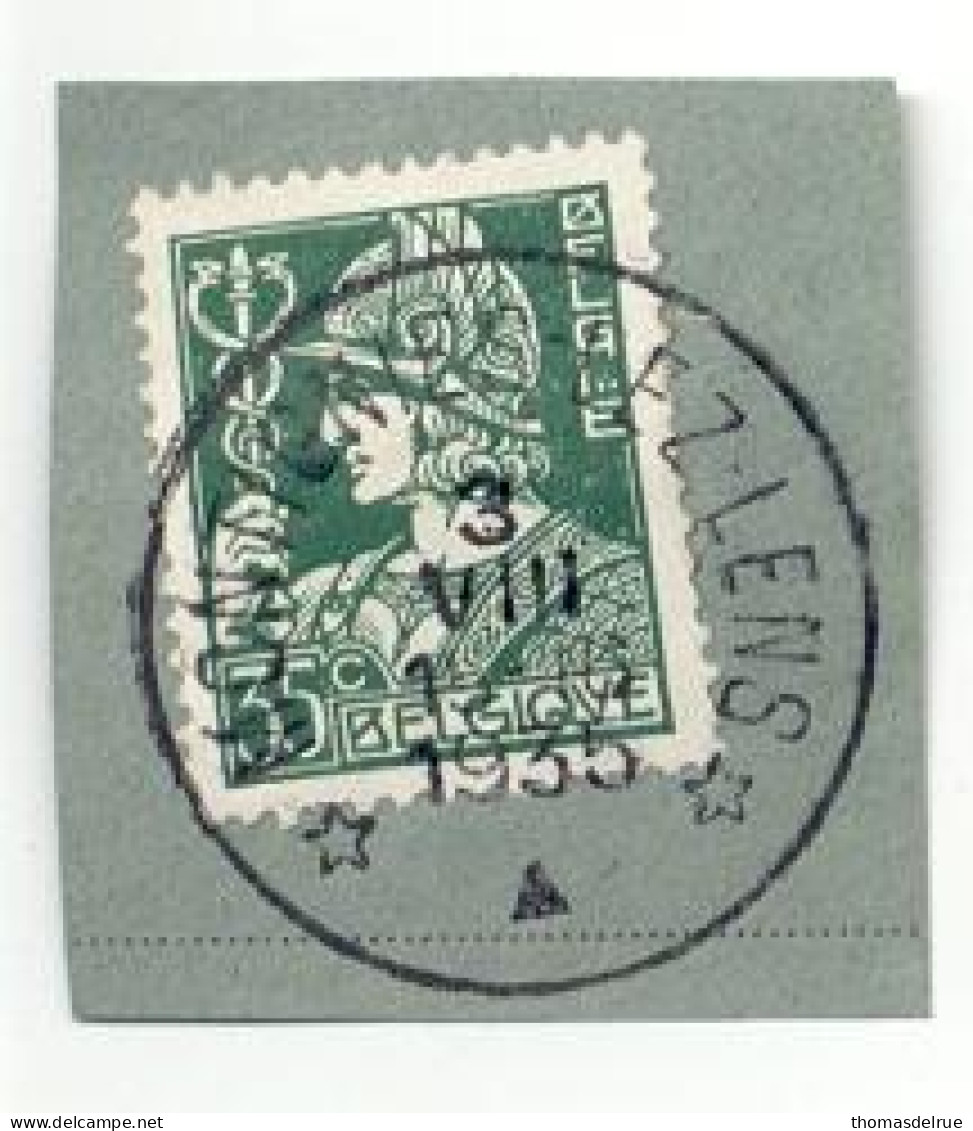 Rs222:N°340 Op Fragm:sterstempel:*MOMTIGNIES-LEZ-LENS* - 1932 Ceres En Mercurius