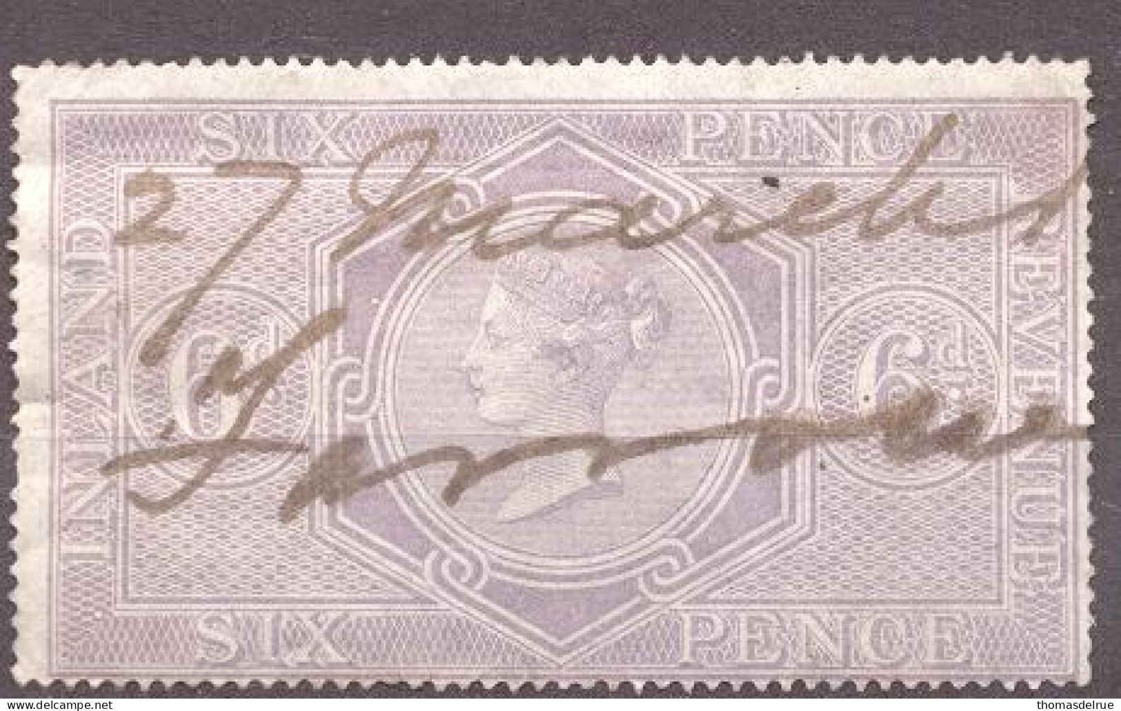 Fz106: INLAND REVENUE: # L117: Anchor 18mm - Revenue Stamps