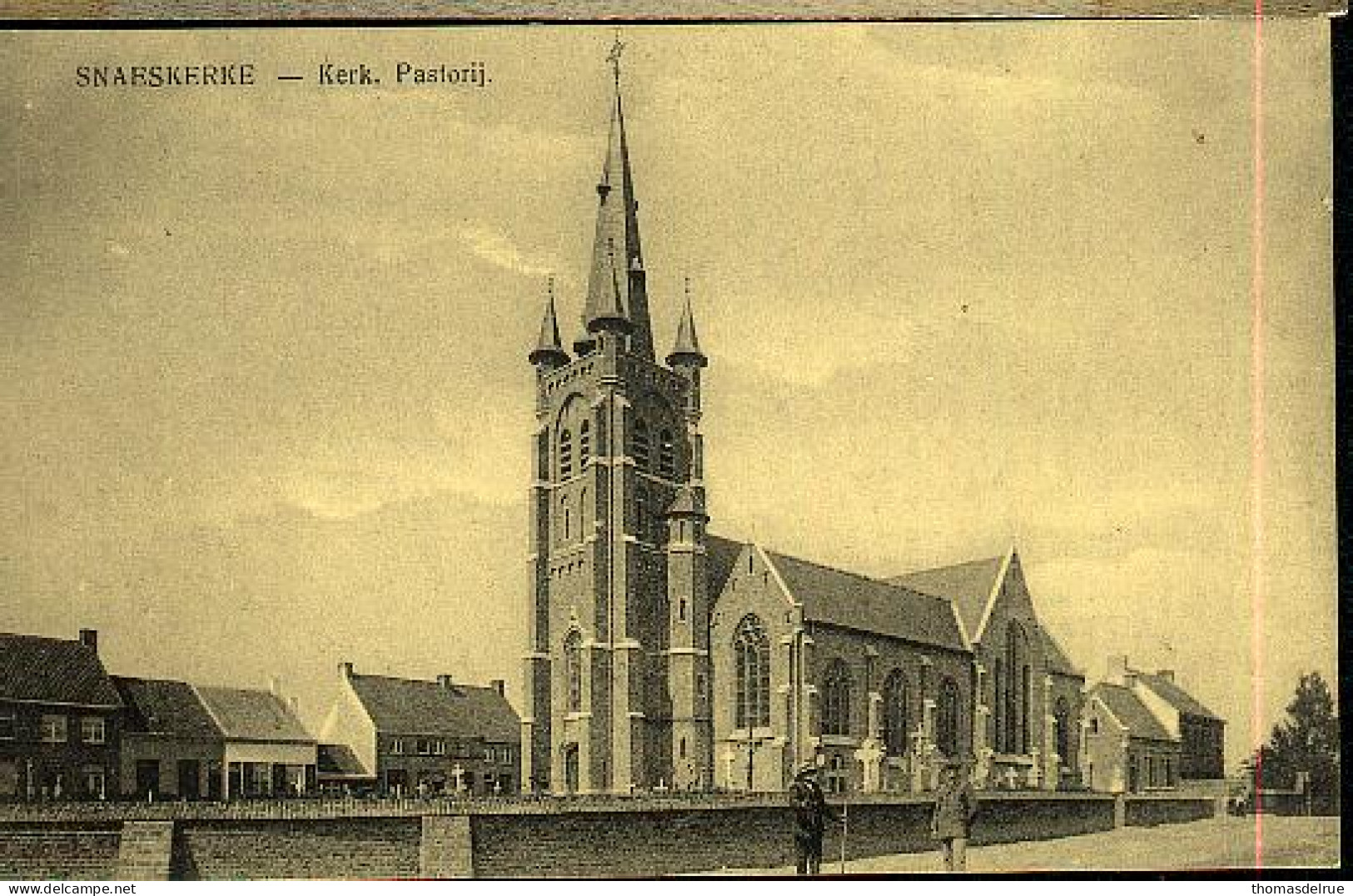 *pp78:SNAESKERKE - Kerk. Pastorijstice - Gistel