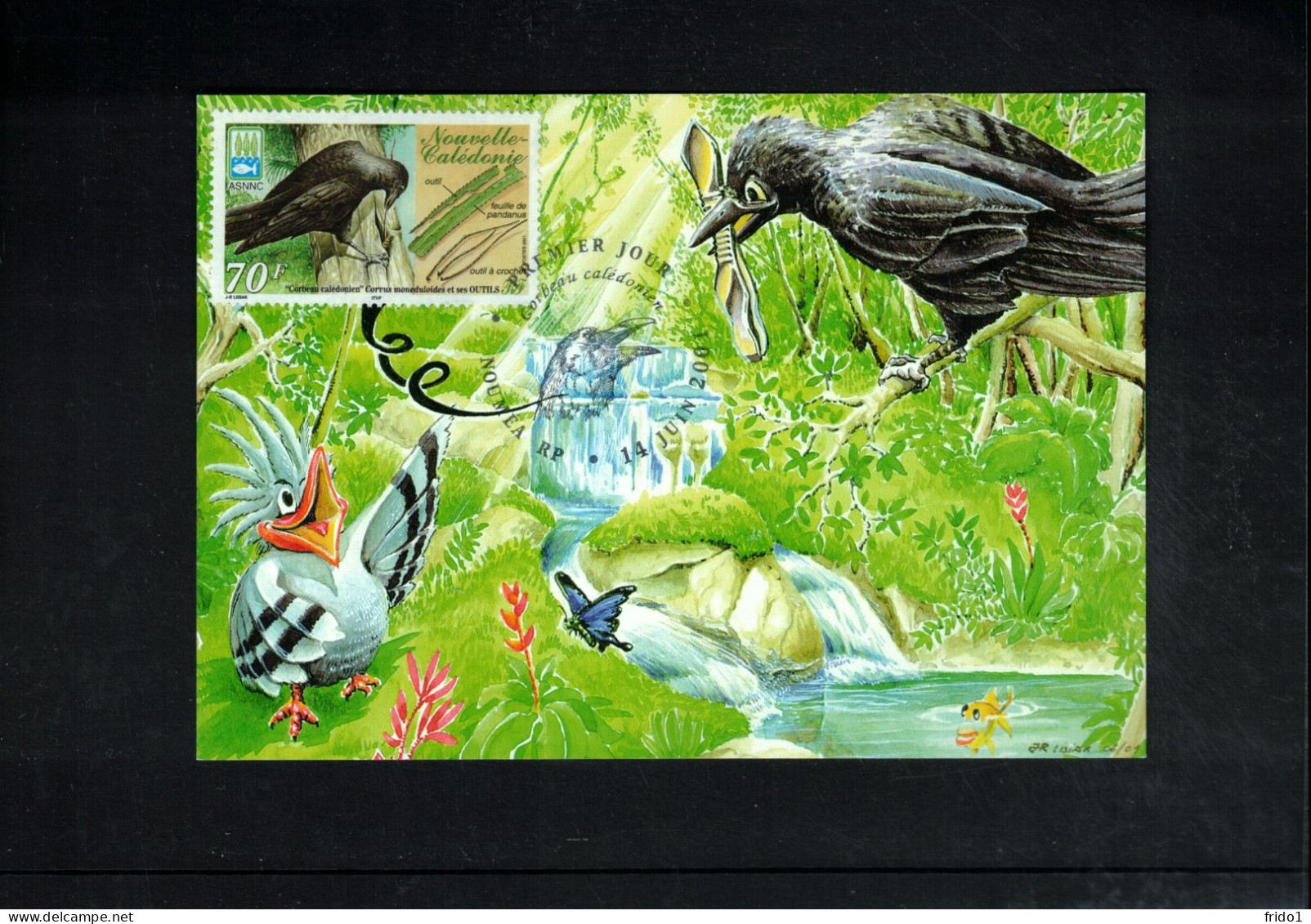 New Caledonia / Nouvelle Caledonie 2001 Bird Maximumcard - Covers & Documents