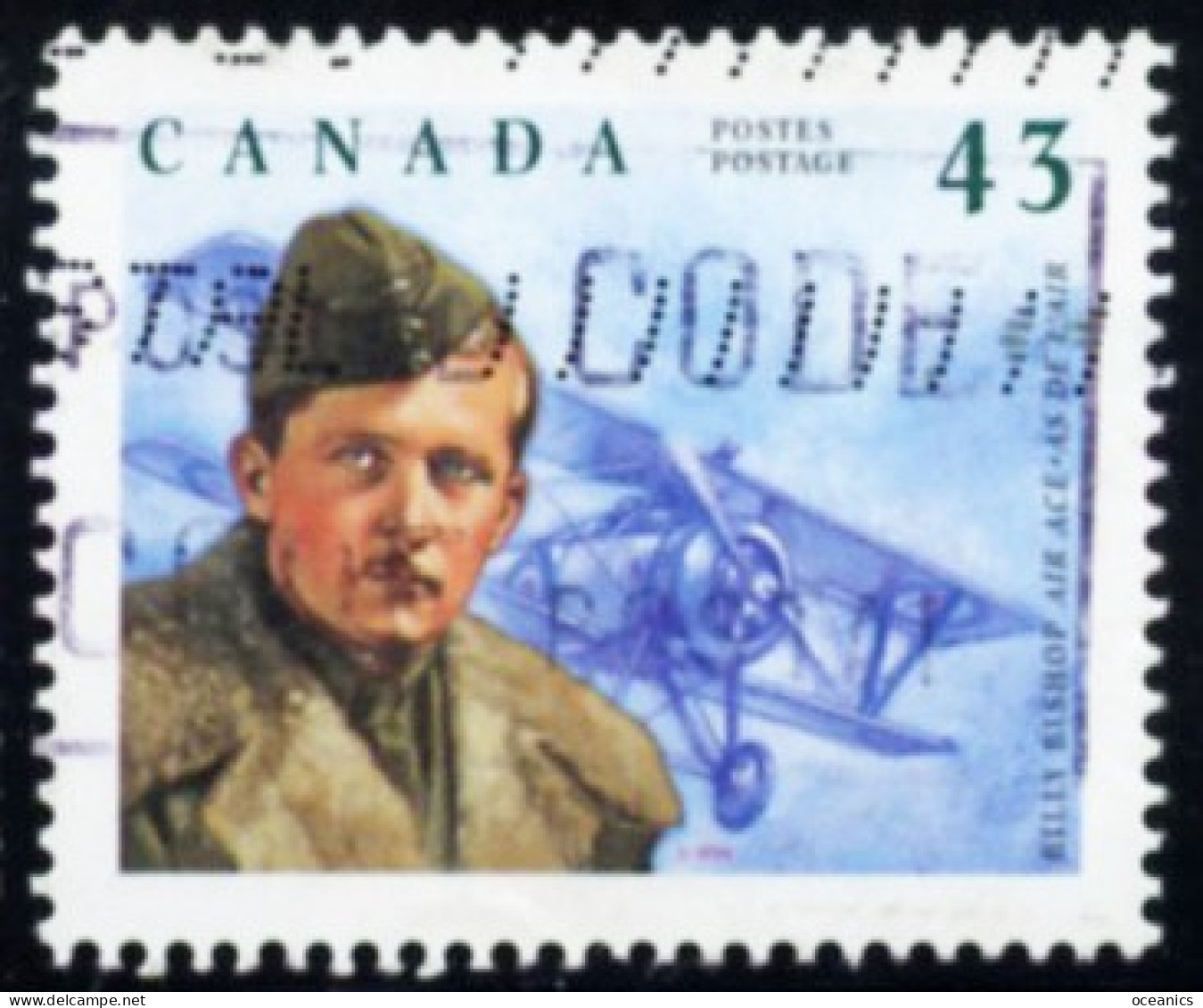 Canada (Scott No.1525 - William Avery (Billy) Bishop) (o) - Oblitérés