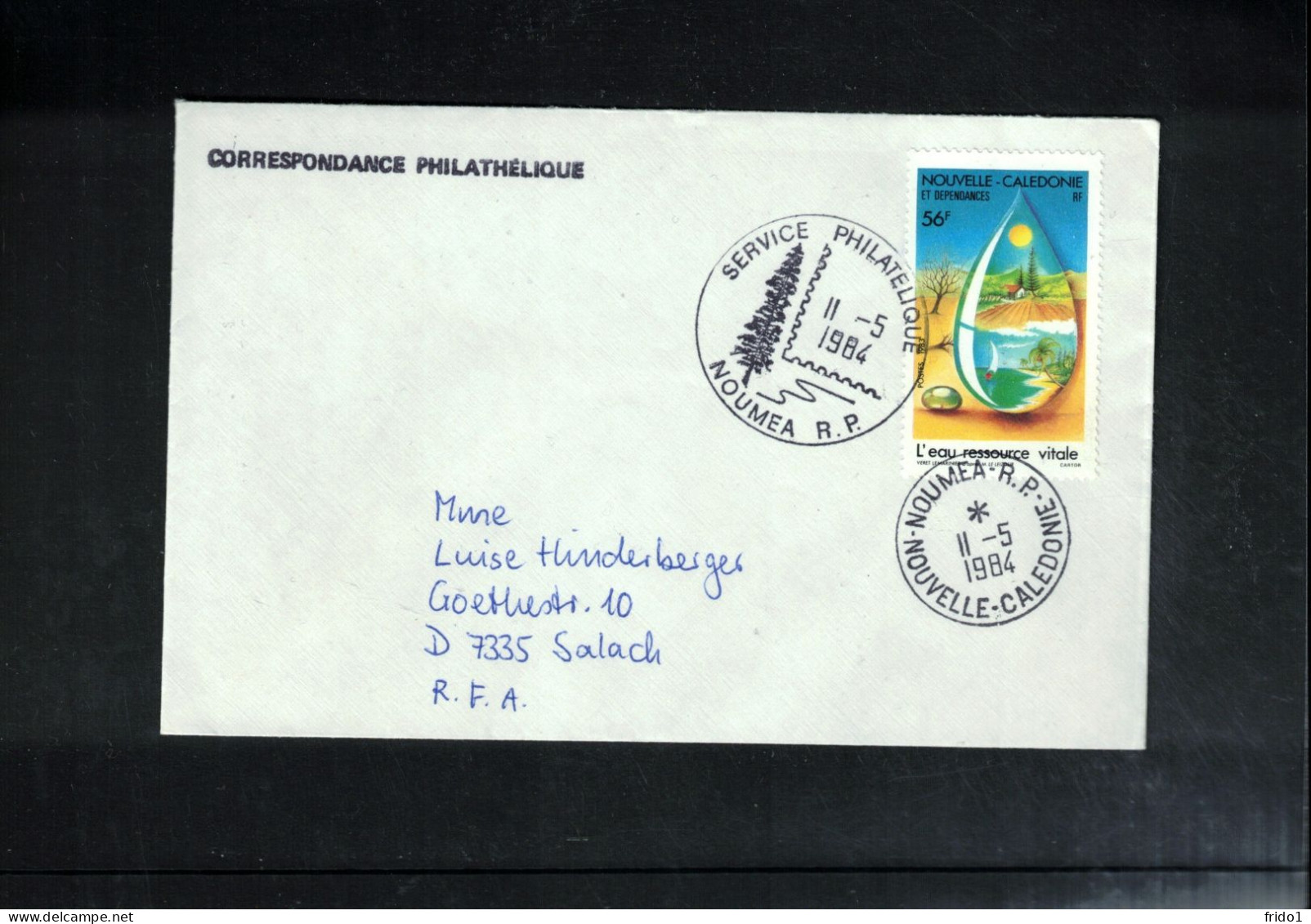 New Caledonia / Nouvelle Caledonie 1984 Interesting Letter - Lettres & Documents