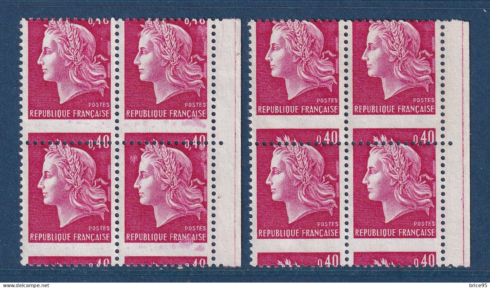 France - Variété - YT N° 1536 B (*) - Neuf Sans Gomme - Décalage - 1967 à 1969 - Nuevos