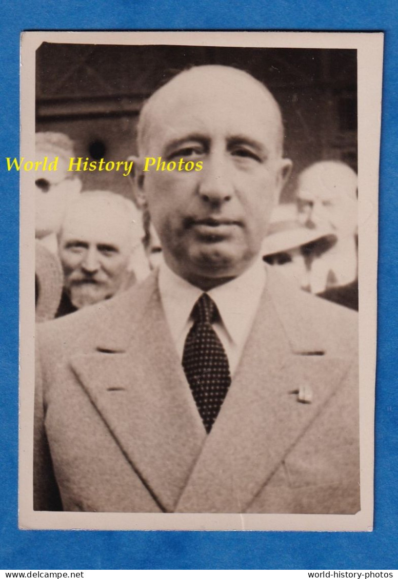 Photo Ancienne - Portrait D' Ottavio De PEPPO Ambassadeur D' Italie En Arabie Saoudite En 1932 Et D' Ankara Turquie 1938 - Professions