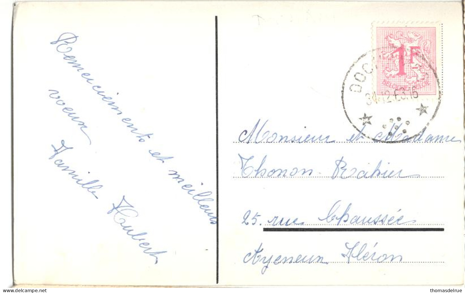 Ik37:Sterstempel: * DOCHAMPS * - 1951-1975 Heraldieke Leeuw