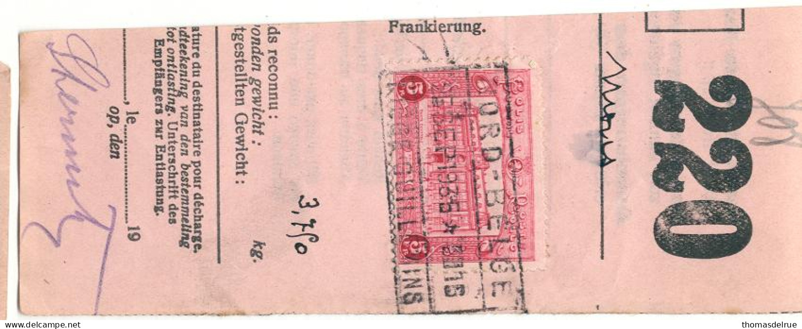 Dc16:fragment:NORD BELGE  LIEGE GUILLEMINS  /N° SP 172 - Nord Belge