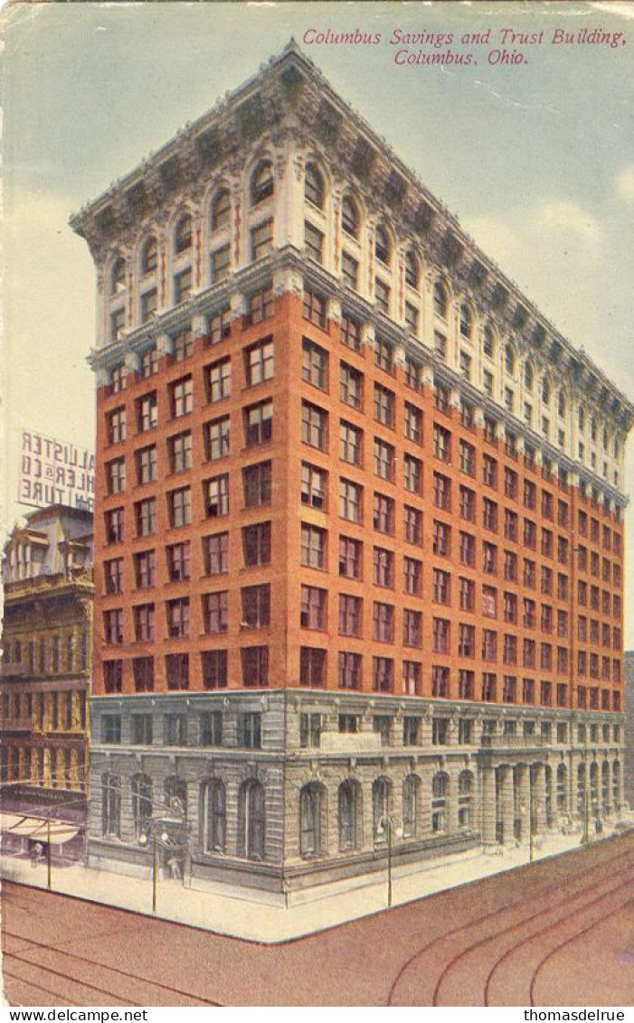 Am159:Columbus Savings And Trust Building, Columbus, Ohio - Columbus