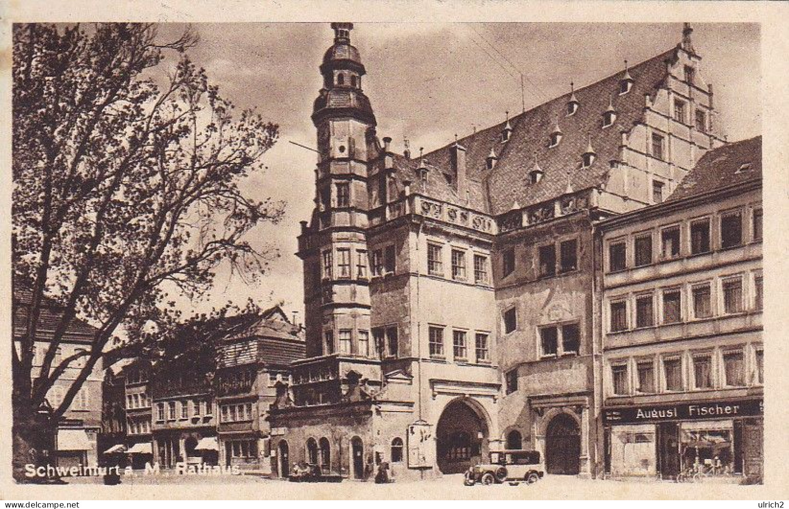 AK Schweinfurt - Rathaus - 1942 (65925) - Schweinfurt