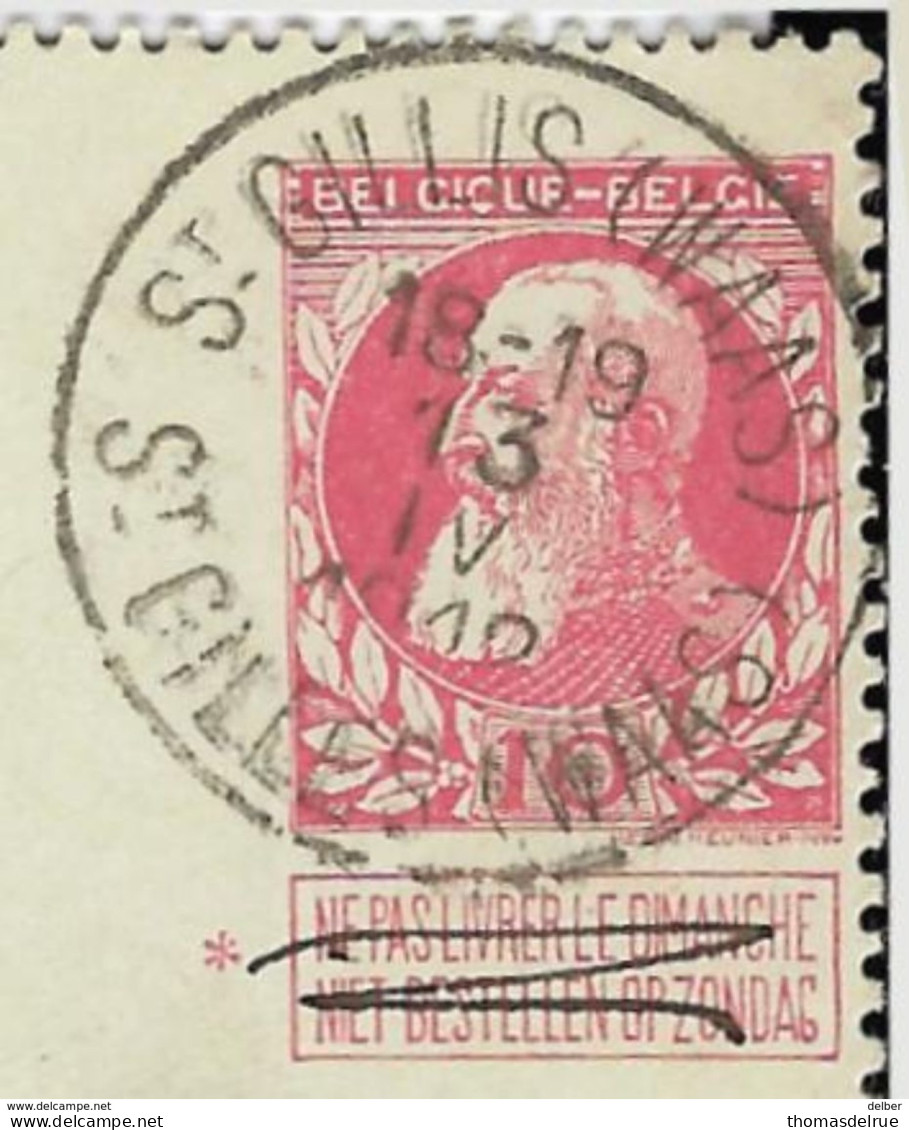 _6ik-591:  10ct: ST GILLES(WAAS) St  GILLES(WAAS) > * KEMSEKE * Sterstempel - Letter Covers