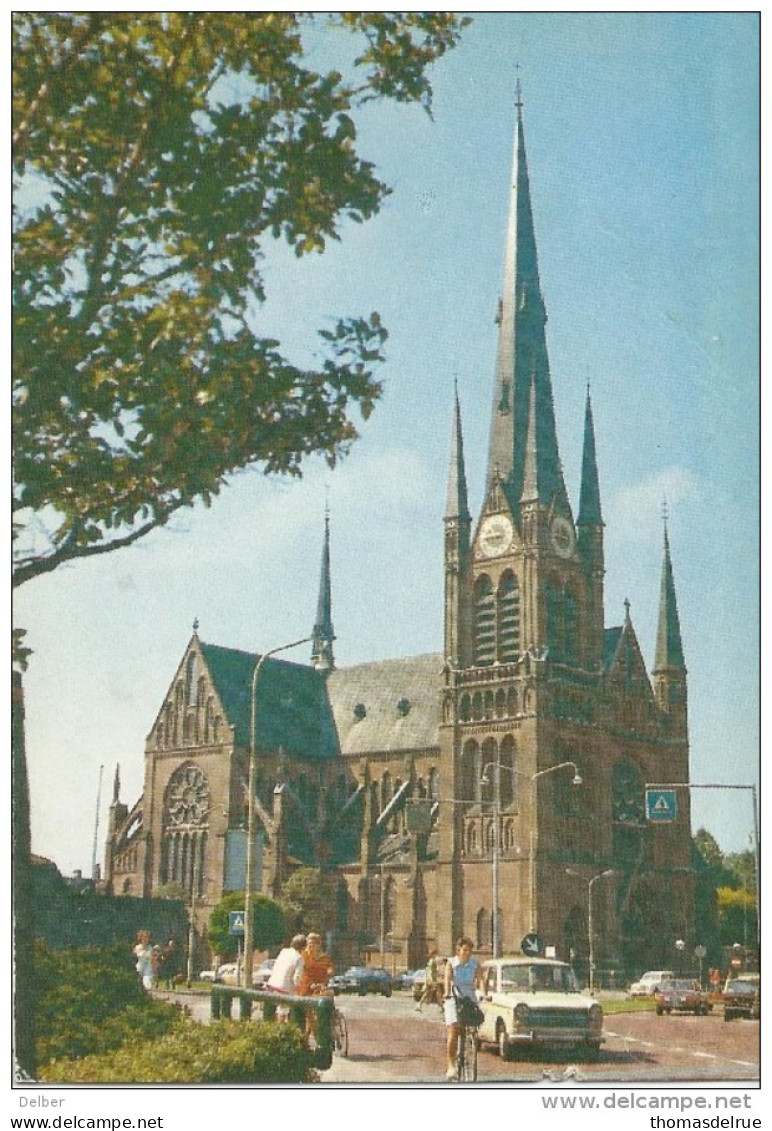 _5pk-096: WOERDEN, R.K. Kerk: STEUN HET RODE KRUIS.... UTRECHT 1978..  + Een  DAF - Woerden