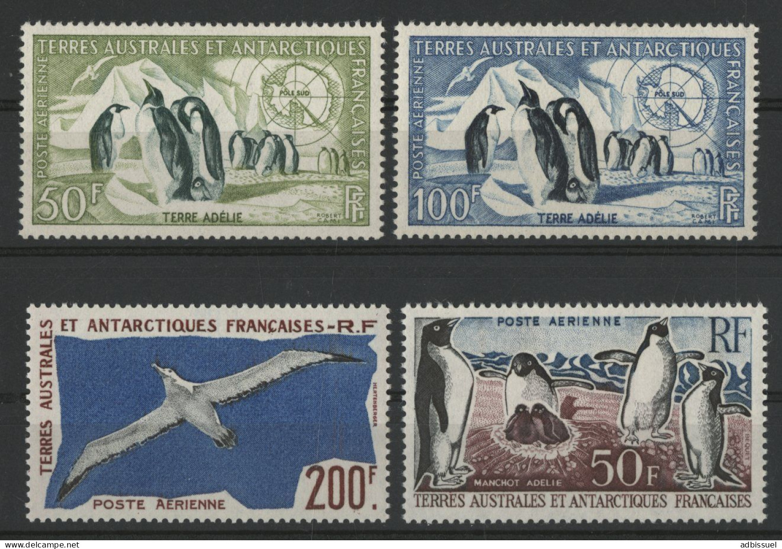 TAAF POSTE AERIENNE N° 2 + 3 + 4 + 5 Cote 240 € Neuf Sans Charnière ** (MNH) Qualité TB - Poste Aérienne