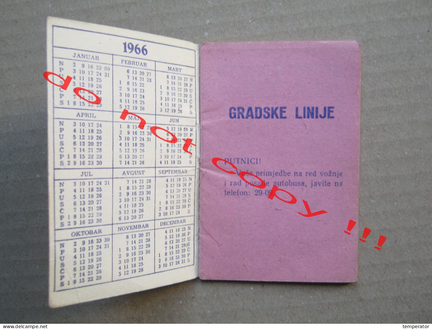 Bus Timetable, Red Voznje - SFRJ Yugoslavia, Bosnia, Tuzla ( 1966 ) 32 Pages - Europe