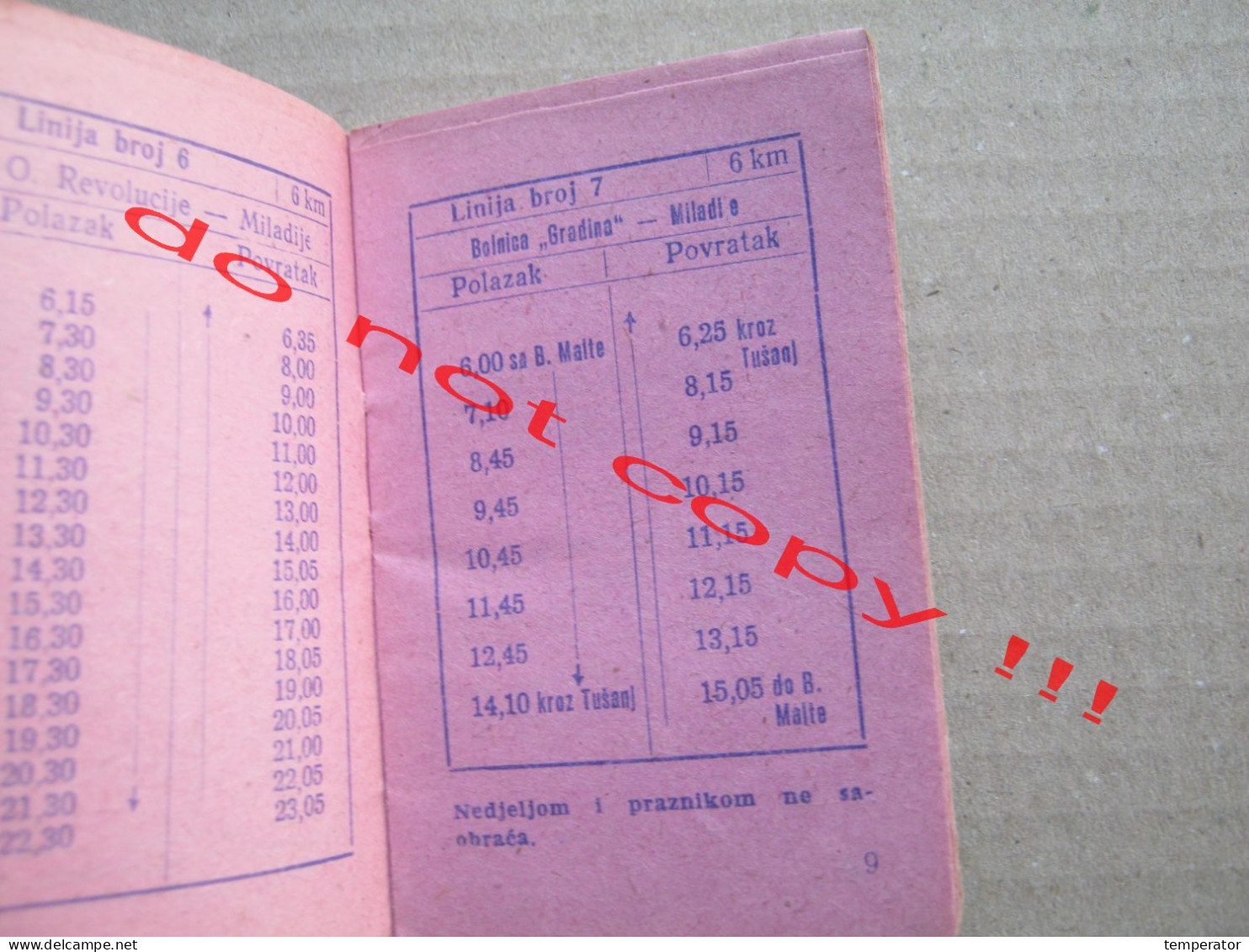 Bus Timetable, Red Voznje - SFRJ Yugoslavia, Bosnia, Tuzla ( 1966 ) 32 Pages - Europe