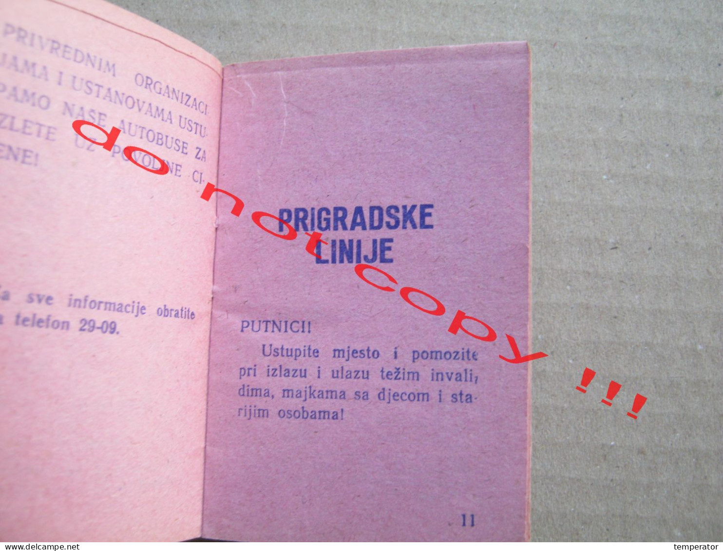 Bus Timetable, Red Voznje - SFRJ Yugoslavia, Bosnia, Tuzla ( 1966 ) 32 Pages - Europe