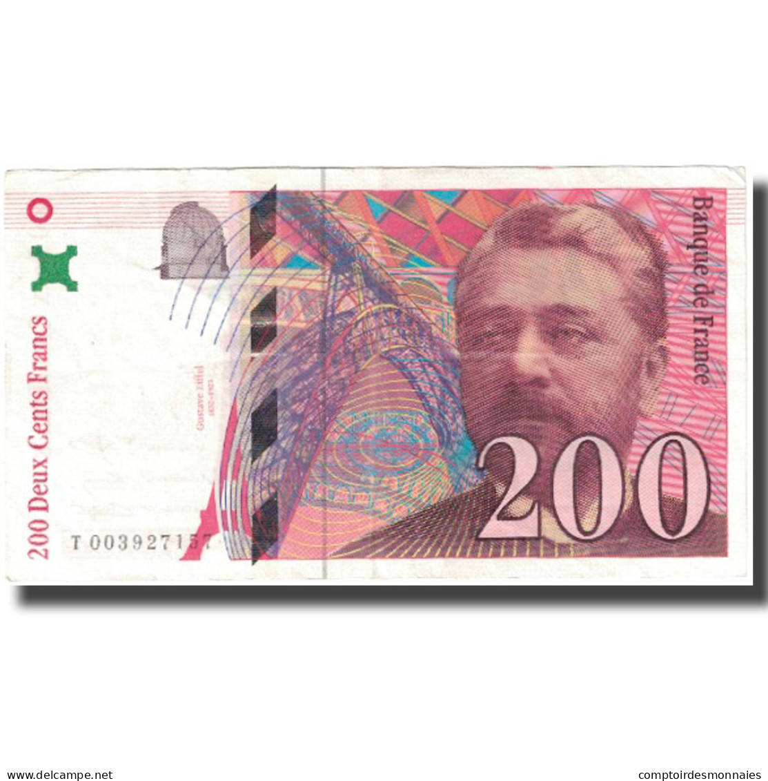 France, 200 Francs, Eiffel, 1995, SUP, Fayette:75.1, KM:159a - 200 F 1995-1999 ''Eiffel''