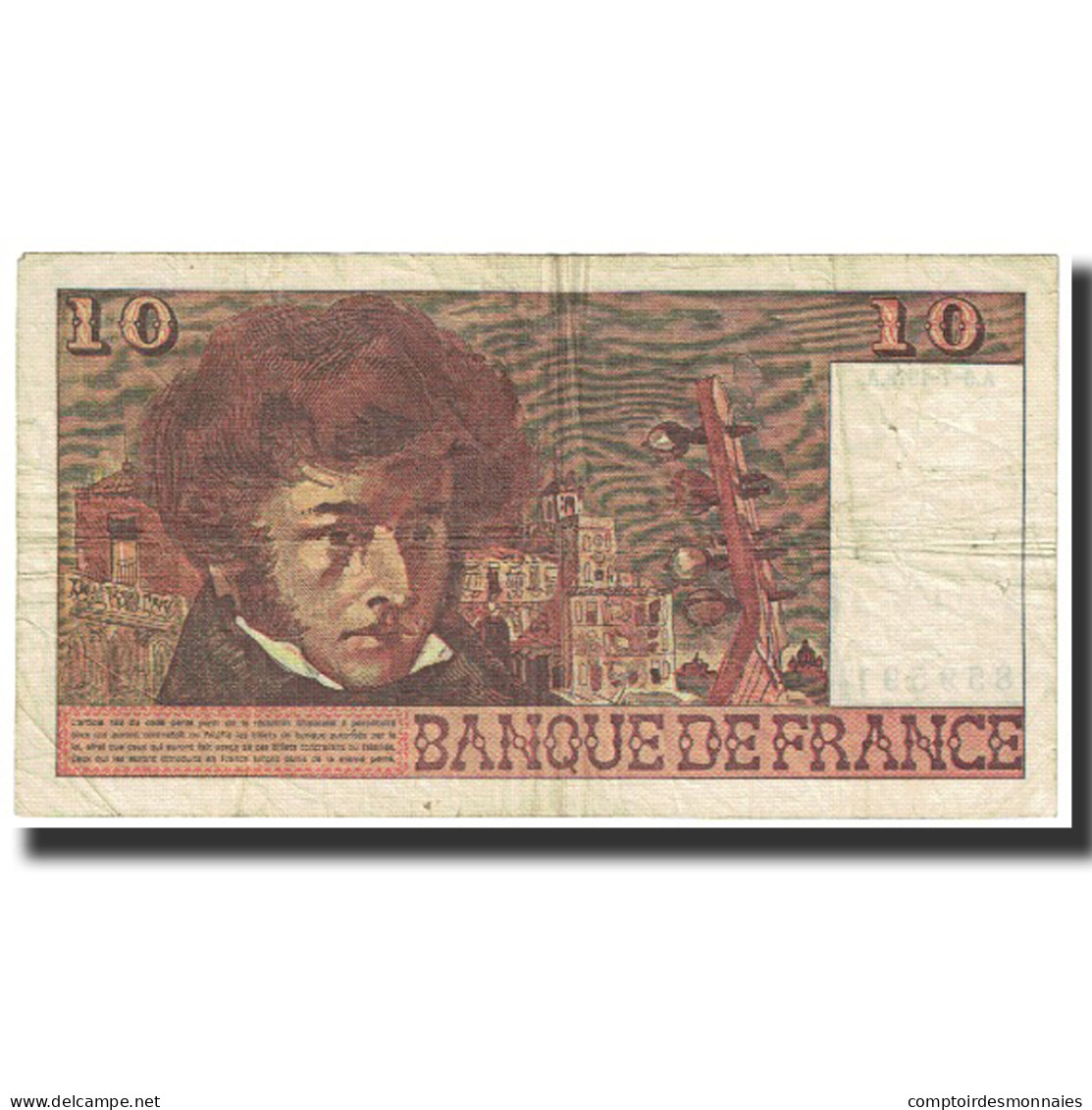 France, 10 Francs, Berlioz, 1978, 1978-07-06, TB+, Fayette:63.24, KM:150c - 10 F 1972-1978 ''Berlioz''