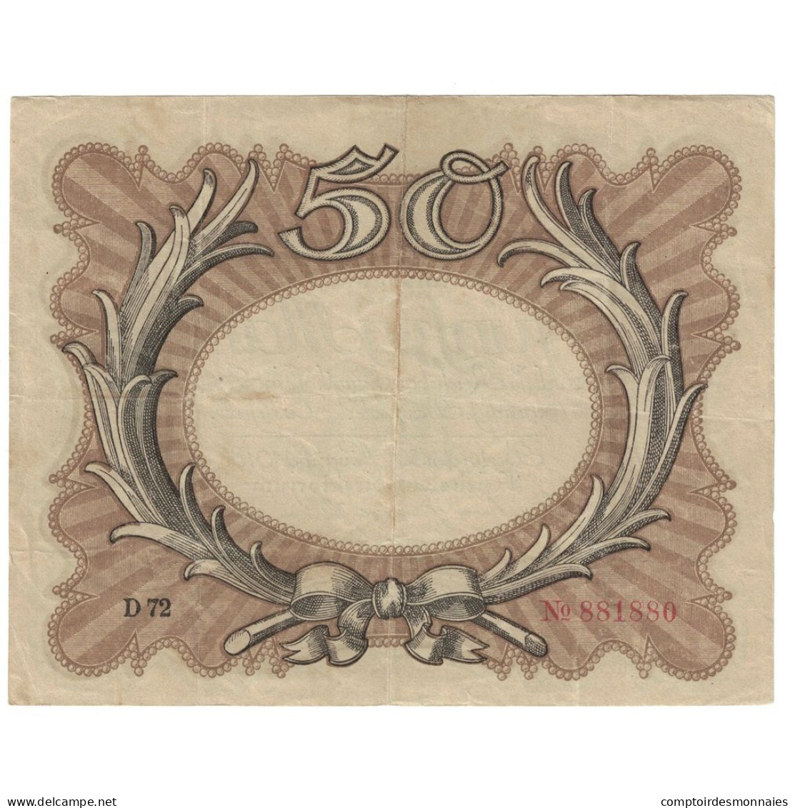 Billet, Allemagne, 50 Mark, 1918, 1918-11-30, KM:65, TTB - 100 Mio. Mark