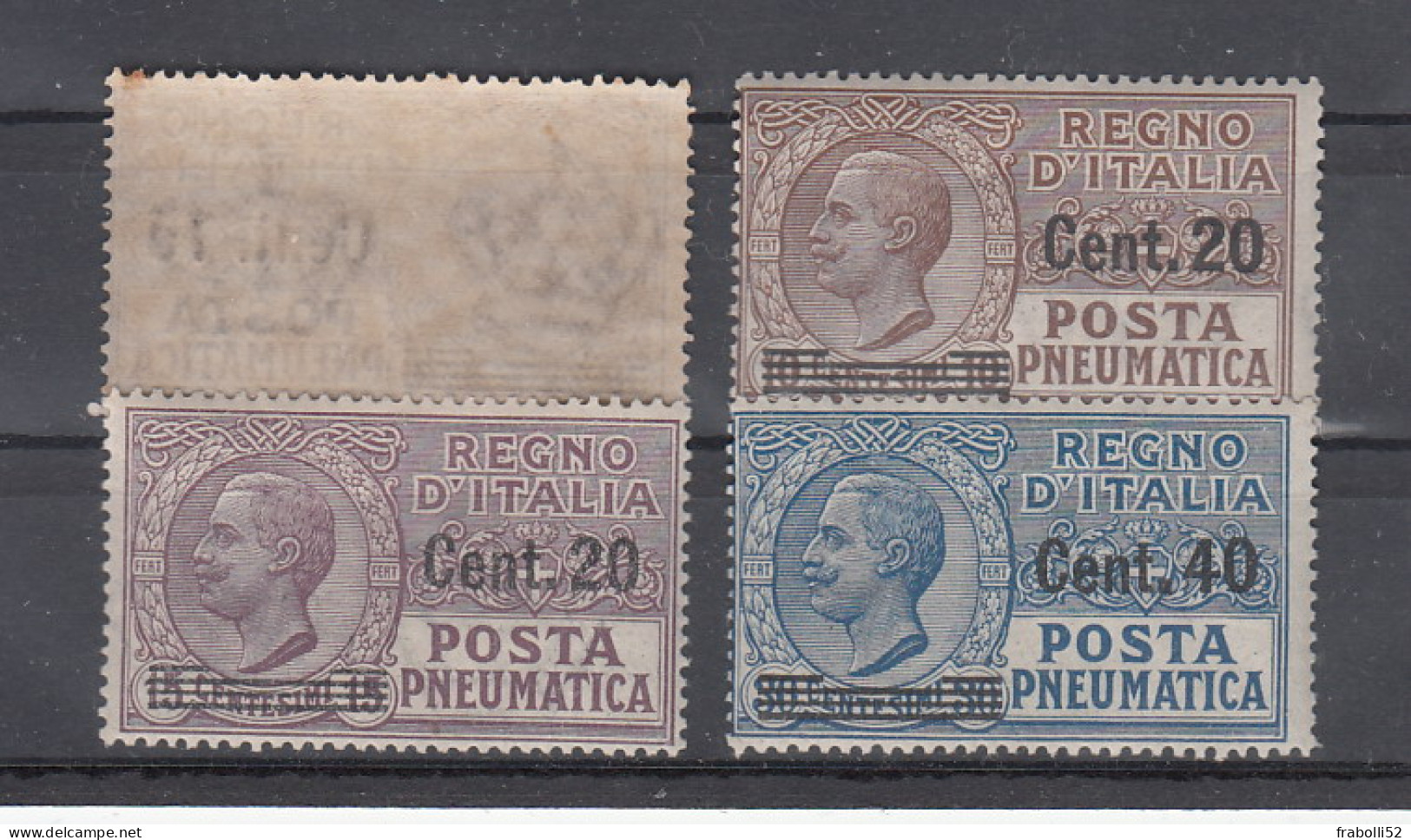 Regno Nuovi:  Posta Pneumatica N. 4-7 ** - Poste Pneumatique