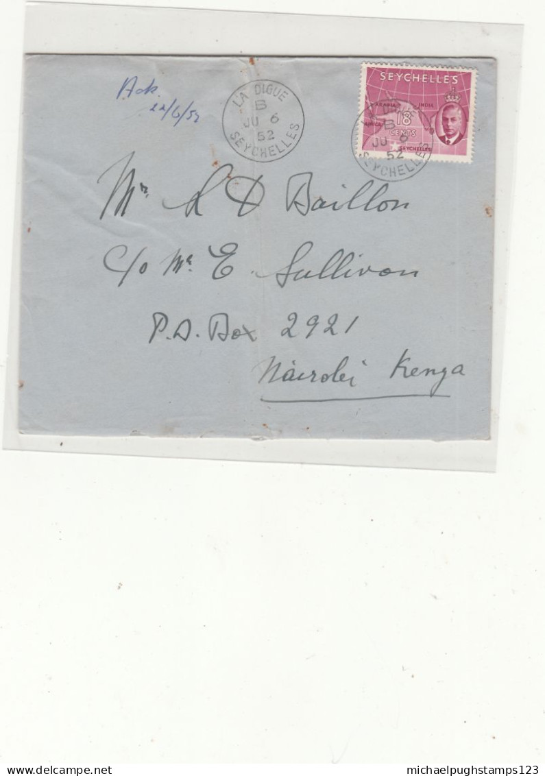 Seychelles / Postmarks / Maps / Kenya - Seychelles (1976-...)