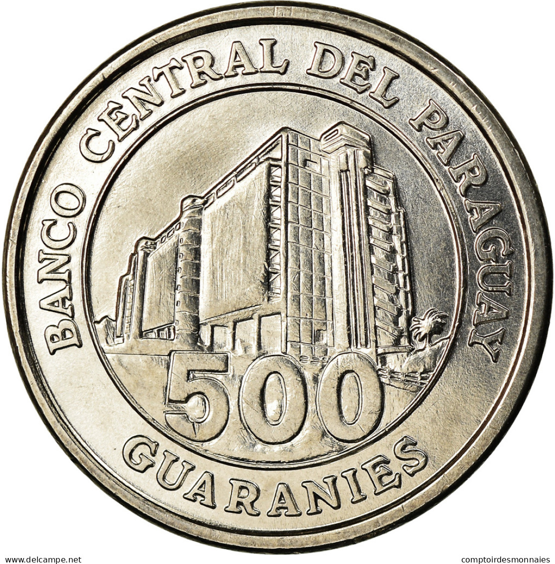 Monnaie, Paraguay, 500 Guaranies, 2014, SPL, Nickel-Steel - Paraguay