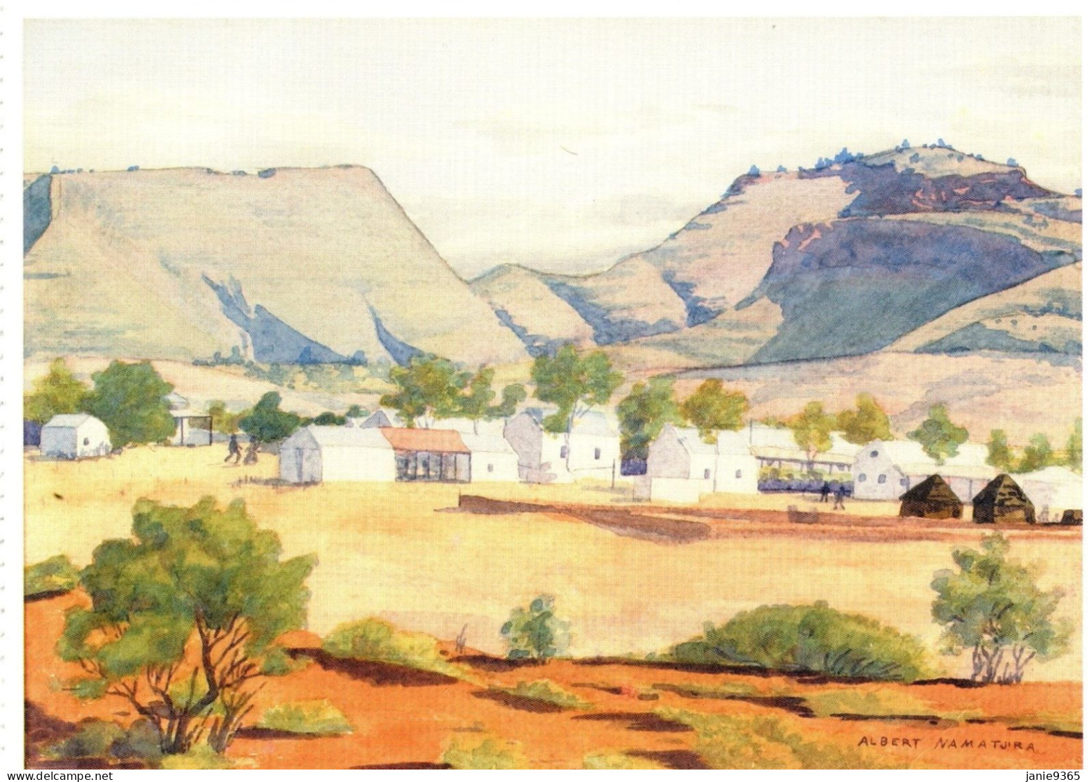 Australia 2002 Albert Namatjira Mint Postcard,Hermannsburg - Sonstige & Ohne Zuordnung