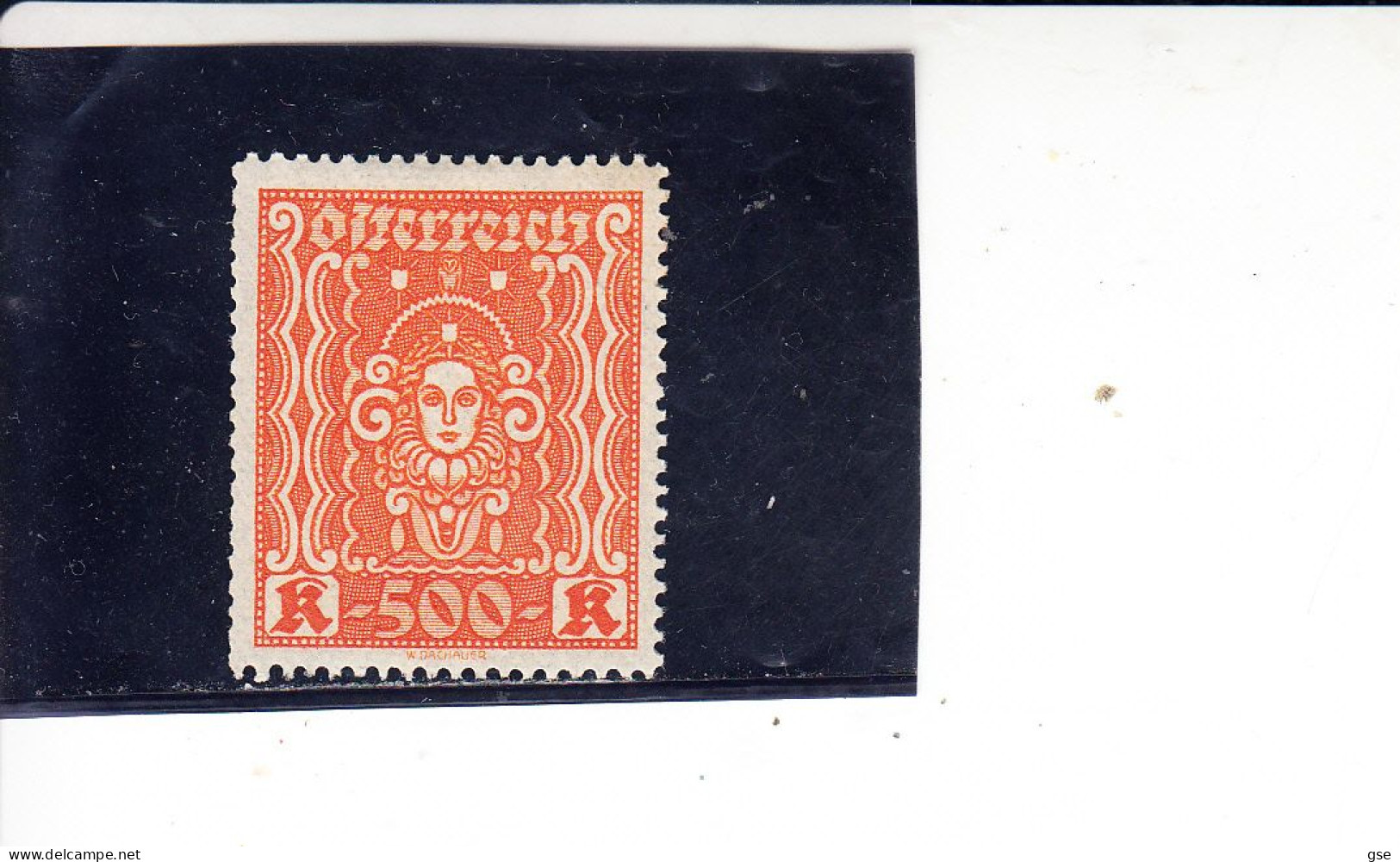 AUSTRIA  1922 - Unificato  287/A*  (L) - Allegoria - Ungebraucht