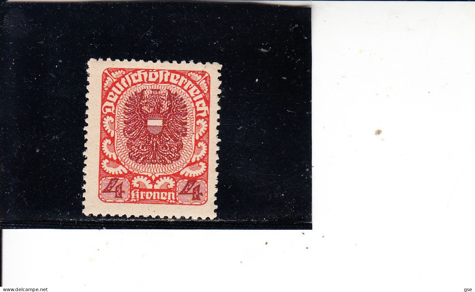 AUSTRIA  1921 - Unificato  228A*  (L) -  Stemma - Ungebraucht