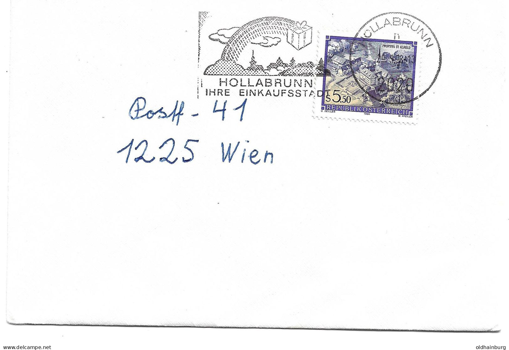 3251x: Werbestempel Aus 1992 "Hollabrunn Ihre Einkaufsstadt" - Hollabrunn