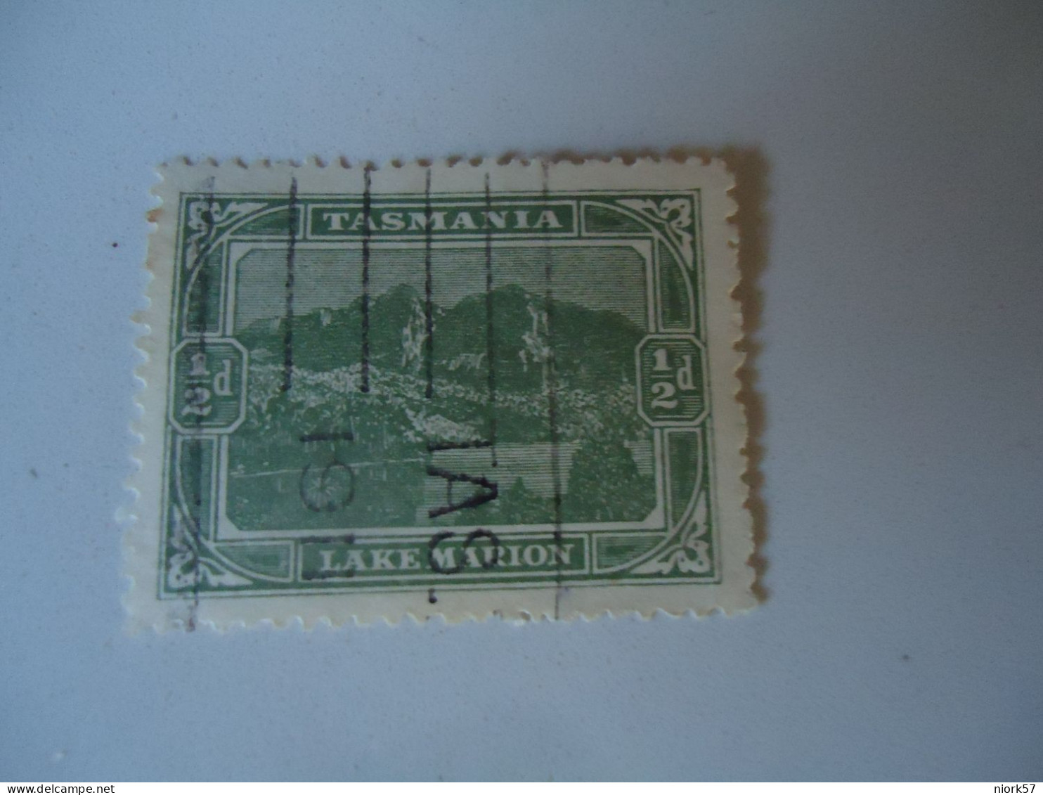 TASMANIA USED STAMPS   WITH POSTMARK  LAKE  1899 - Used Stamps